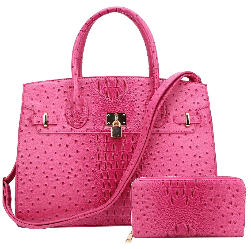 Croc Alligator Padlock

2-in-1 Satchel