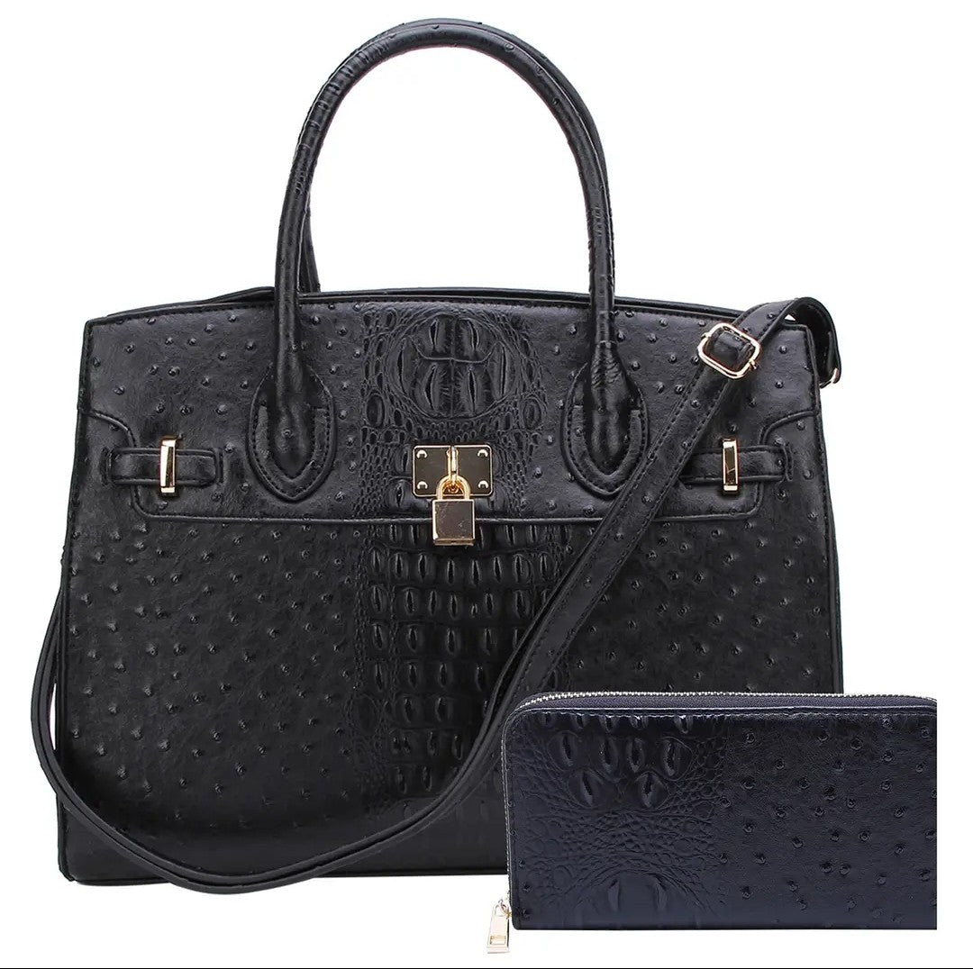 Croc Alligator Padlock

2-in-1 Satchel