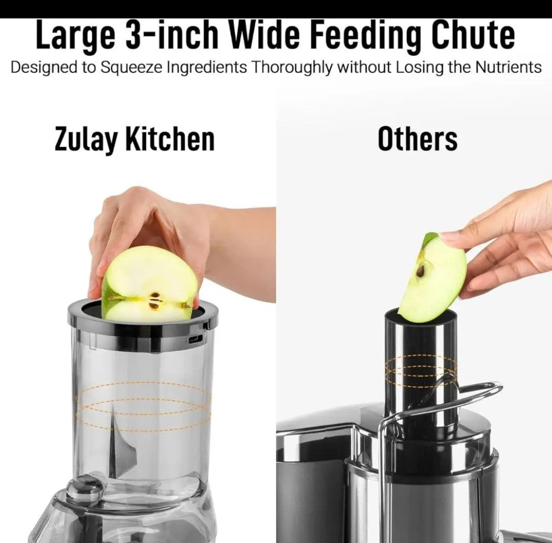 Cold Press Fruit Press Machine -Masticating Juicer with 96% Juice Yield