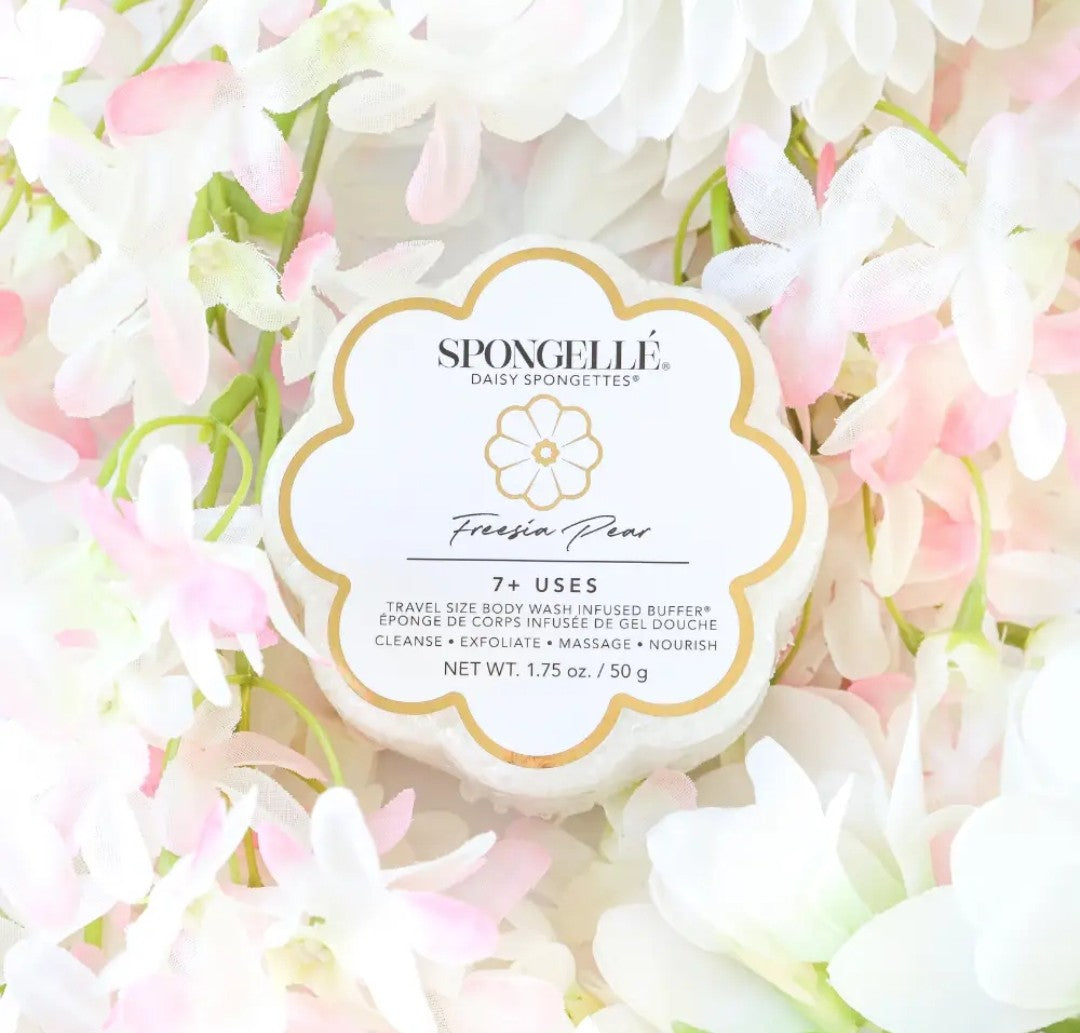 Freesia Pear Daisy Spongette | Soap Sponge Soap Buffer